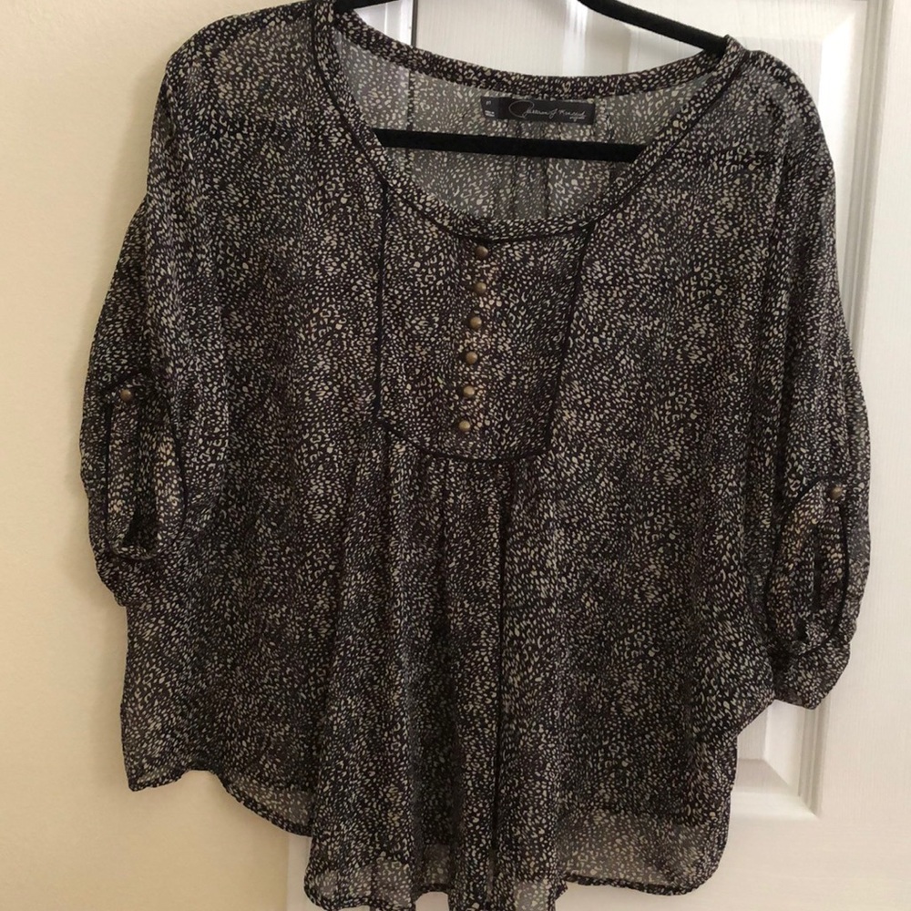 PJK Patterson j Kincaid silk top NWOT M